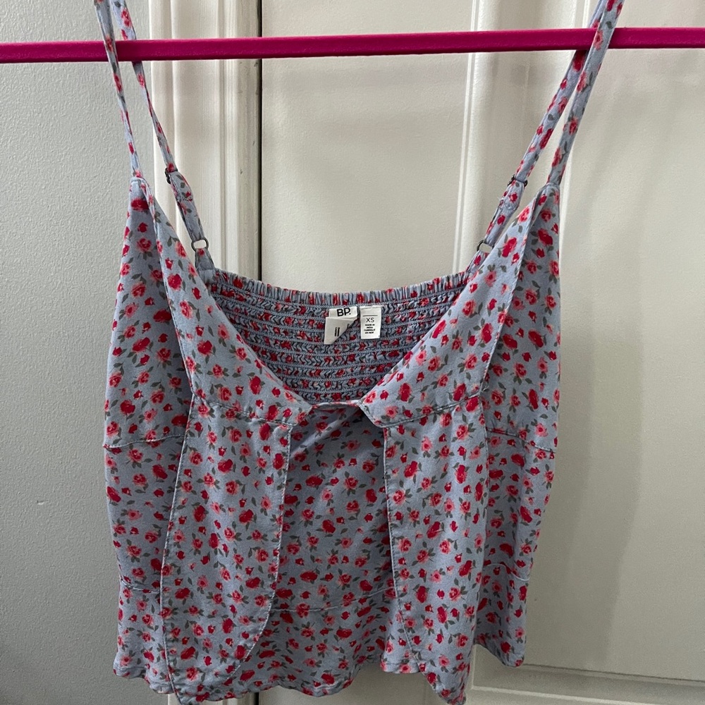 BP Purple floral tank top